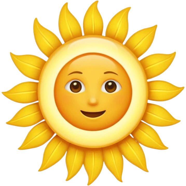 a sun ☀️  emoji