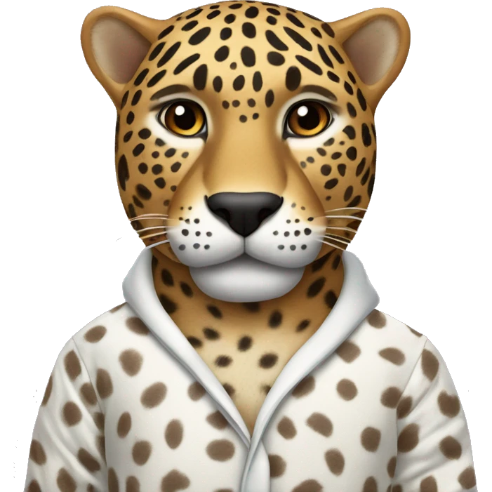 Jaguar in pysjamas  emoji