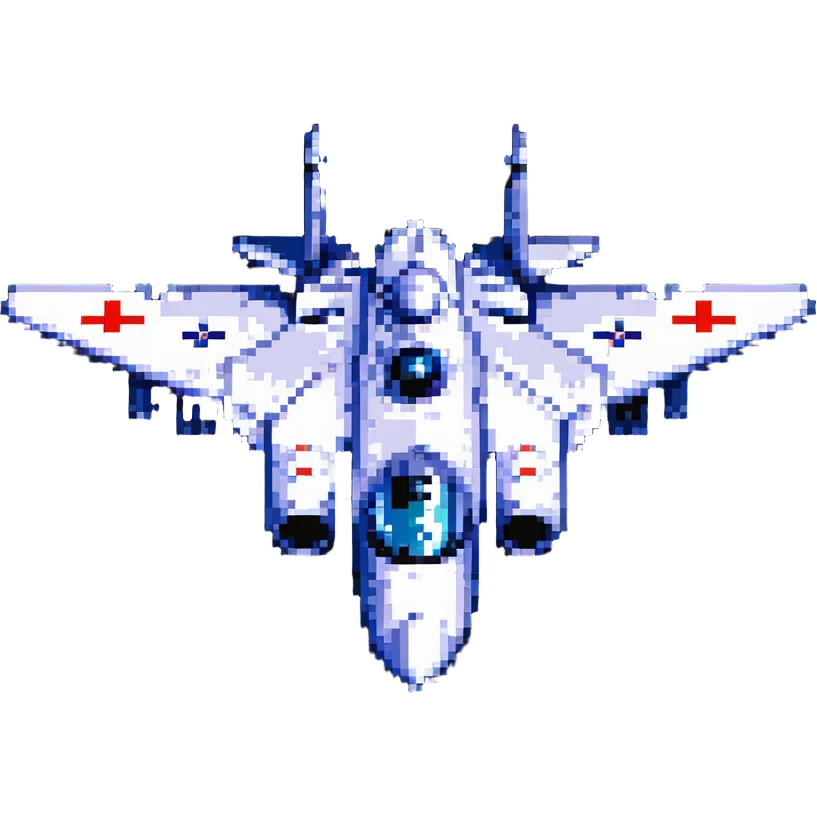 Su-57 jet, angled view emoji