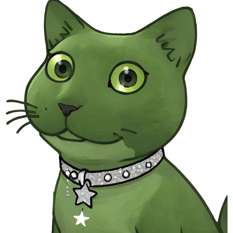 Cat with star eyes emoji