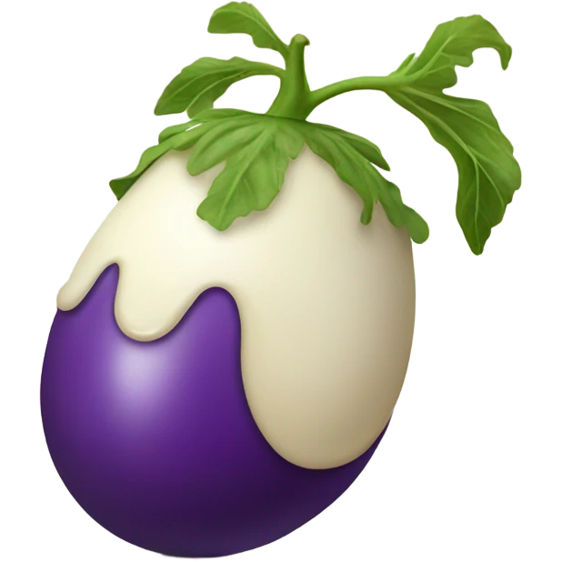 silly egg plant emoji