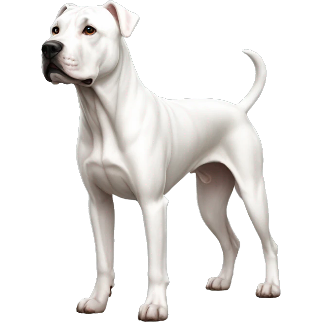 Dogo Argentino Dog Breed Full Body emoji