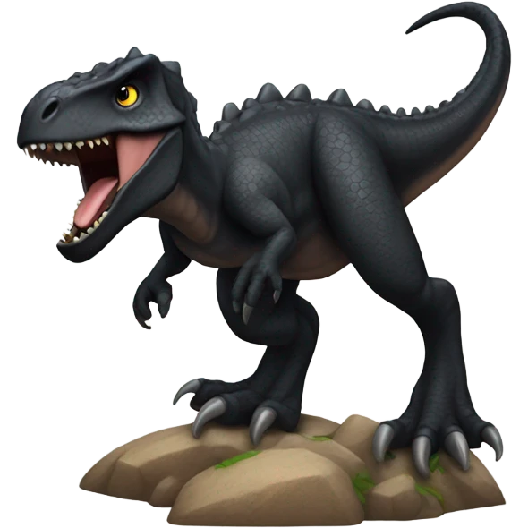 Black dinosaur emoji
