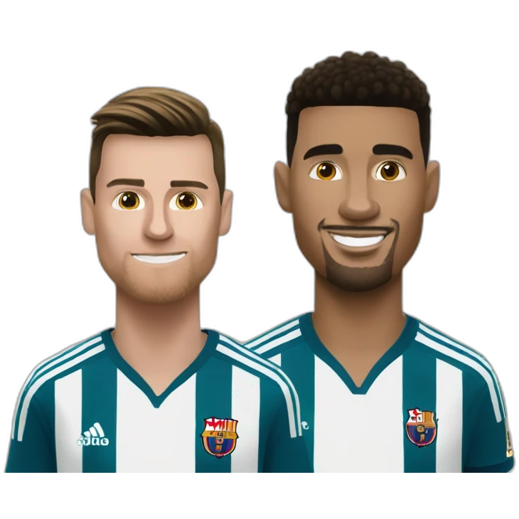 Ronaldo tue Messi emoji