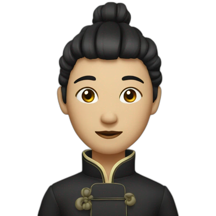 chinois noir emoji