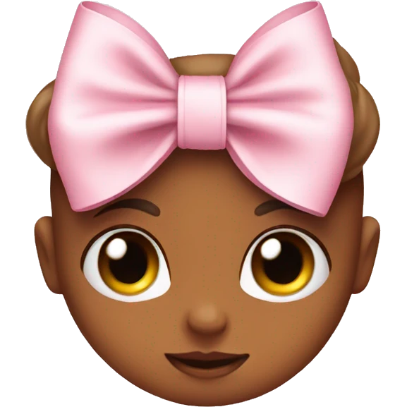 Baby pink bow emoji