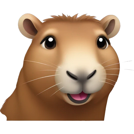 tongue out capybara  emoji