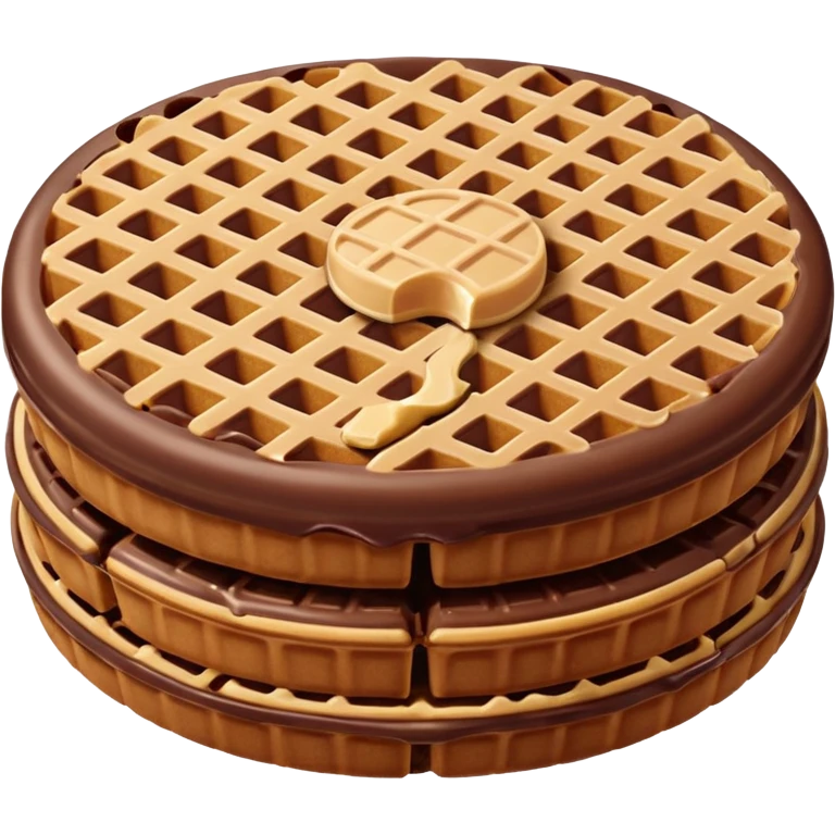 Reiswaffeln mit Vollmilchschokolade emoji