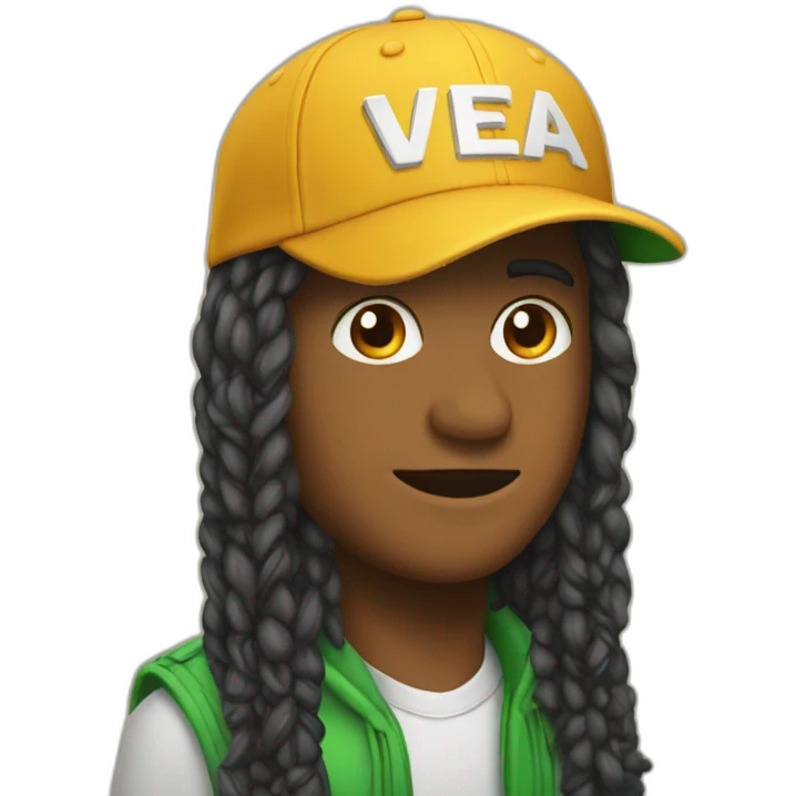 cap with the vega word emoji