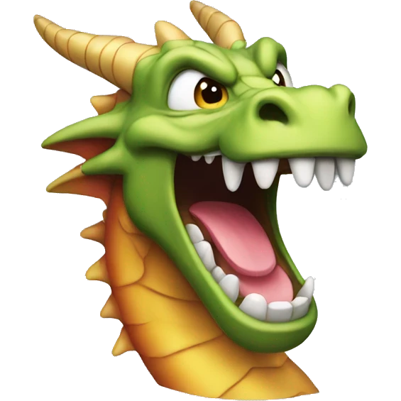 Dragon laughing emoji