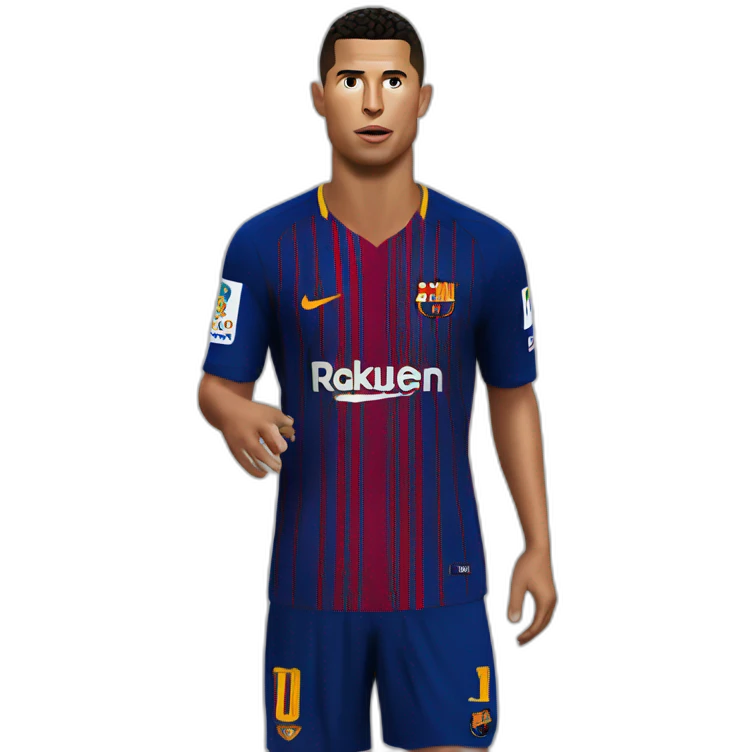 Ronaldo Barcelona  emoji
