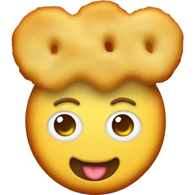 Schnitzel Pommeshaare emoji
