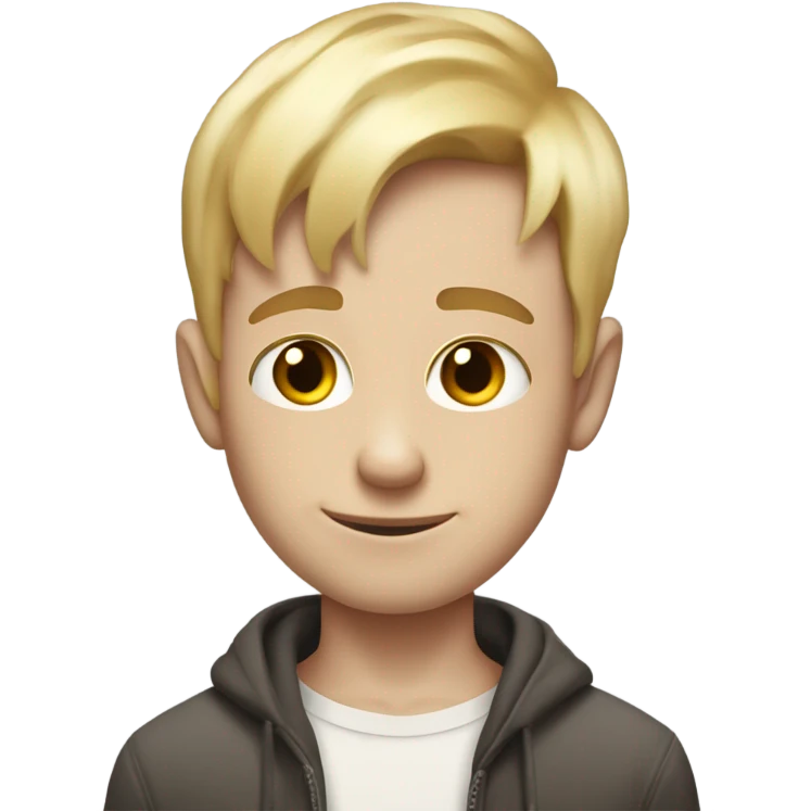 A short midget with his shirt off and he’s super skinny, and he’s pale, and he has texture blonde frindge, and freckles on his face emoji