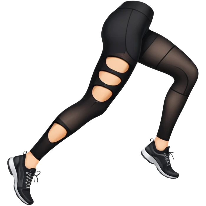 Ripped tights with runs emoji