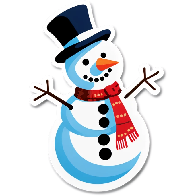Snow man emoji