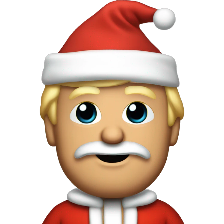 Donald Trump in santa costume  emoji