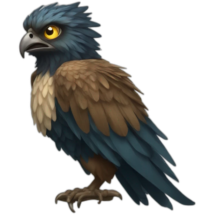 Harpie féroce emoji