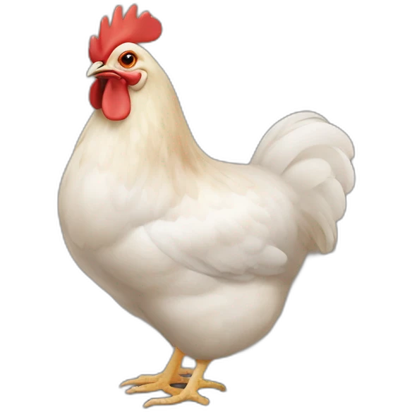 poulet-sur-maison emoji