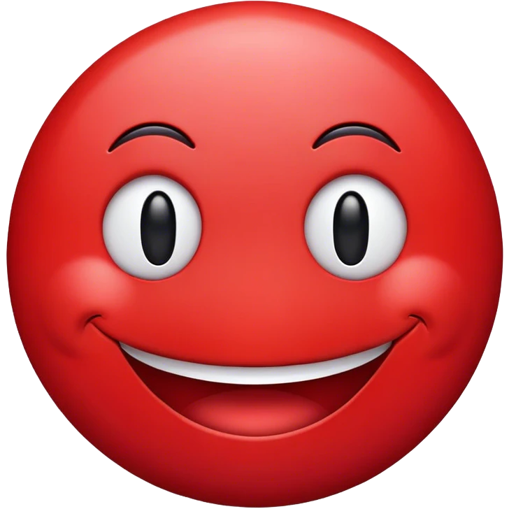 Red smiley emoji