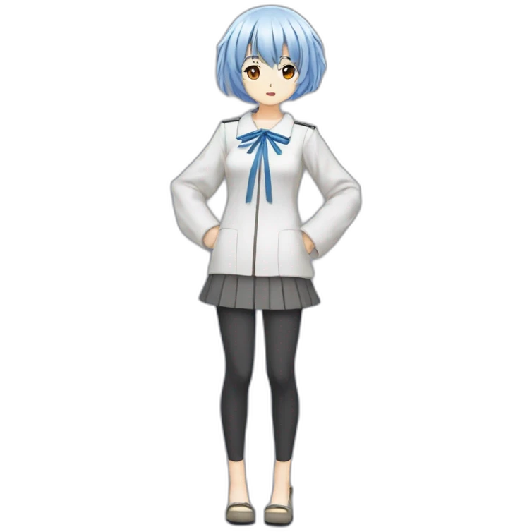 rei ayanami，full body emoji