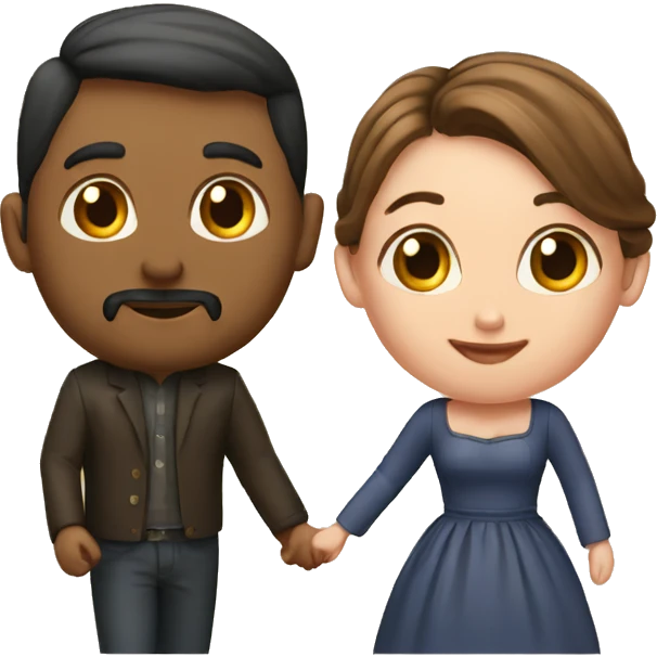 Pareja besandose  emoji