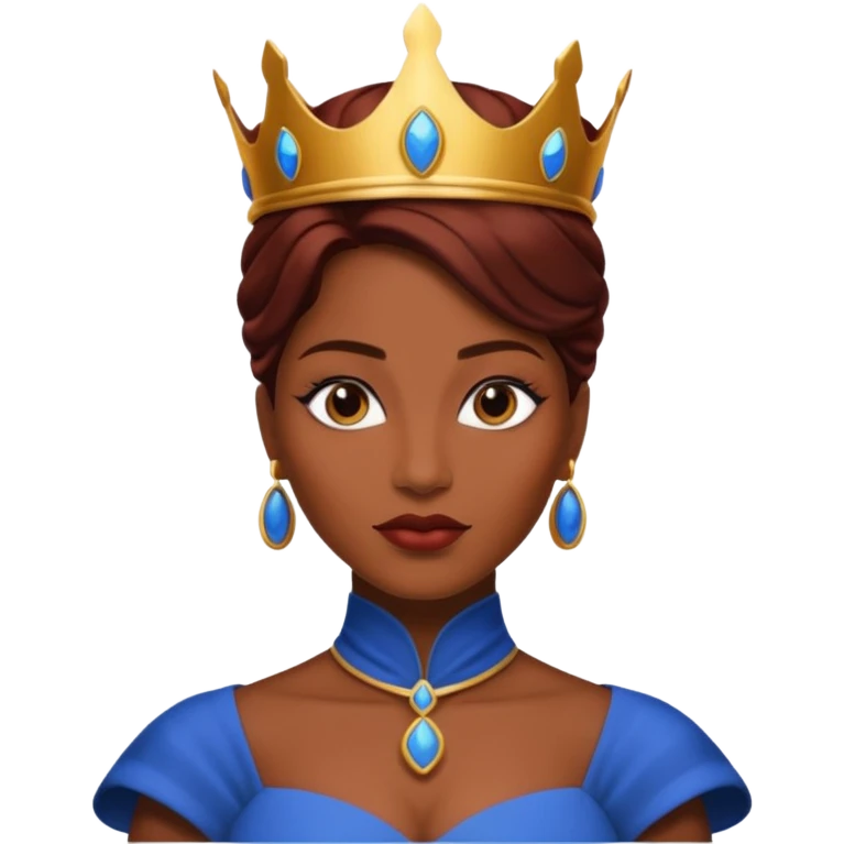 Brown hear mistique queen emoji