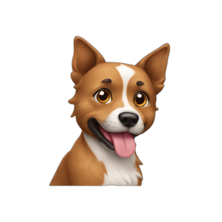 Chat avec chien emoji