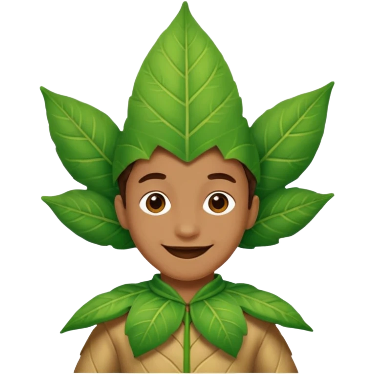 person with a leaaf costum emoji emoji