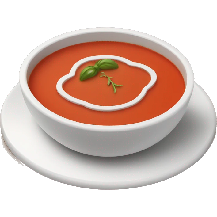 bowl of tomato soup emoji