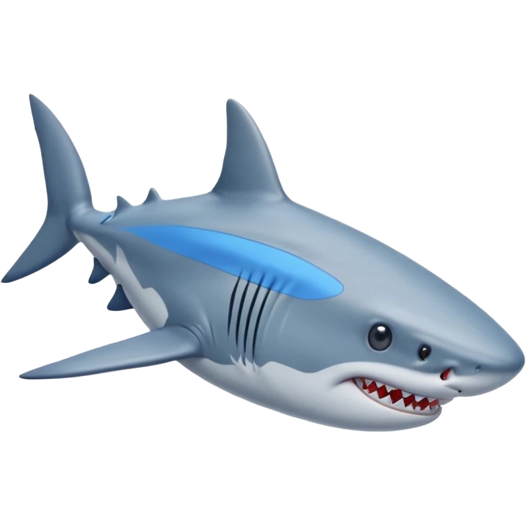 Tralalero Tralala, a shark with 4 legs and blue nike sneakers emoji