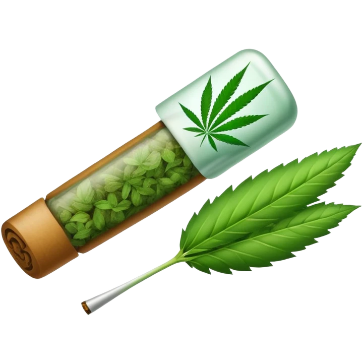 Weed in blunt emoji
