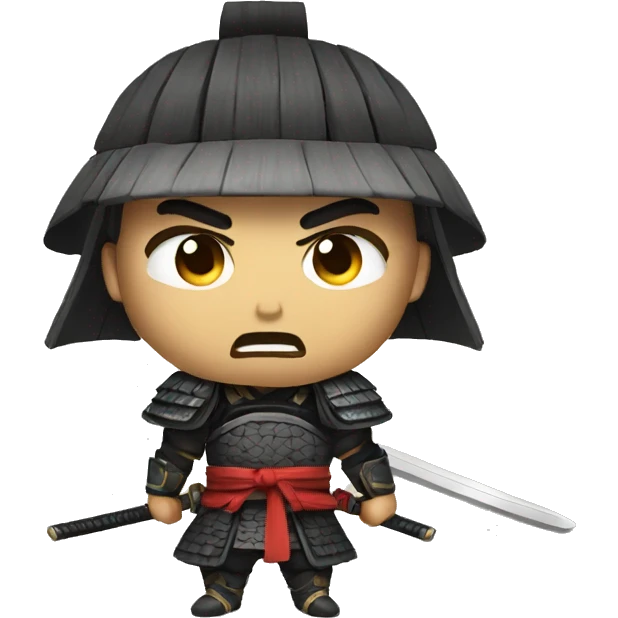 Samurai angry emoji