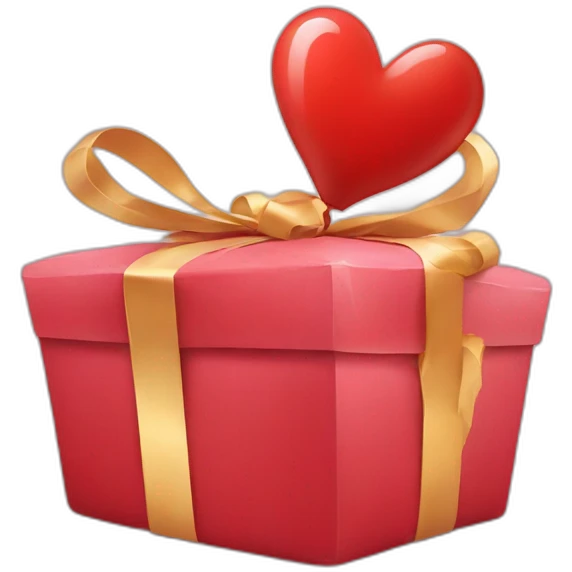 cadeau rouge anniversaire emoji