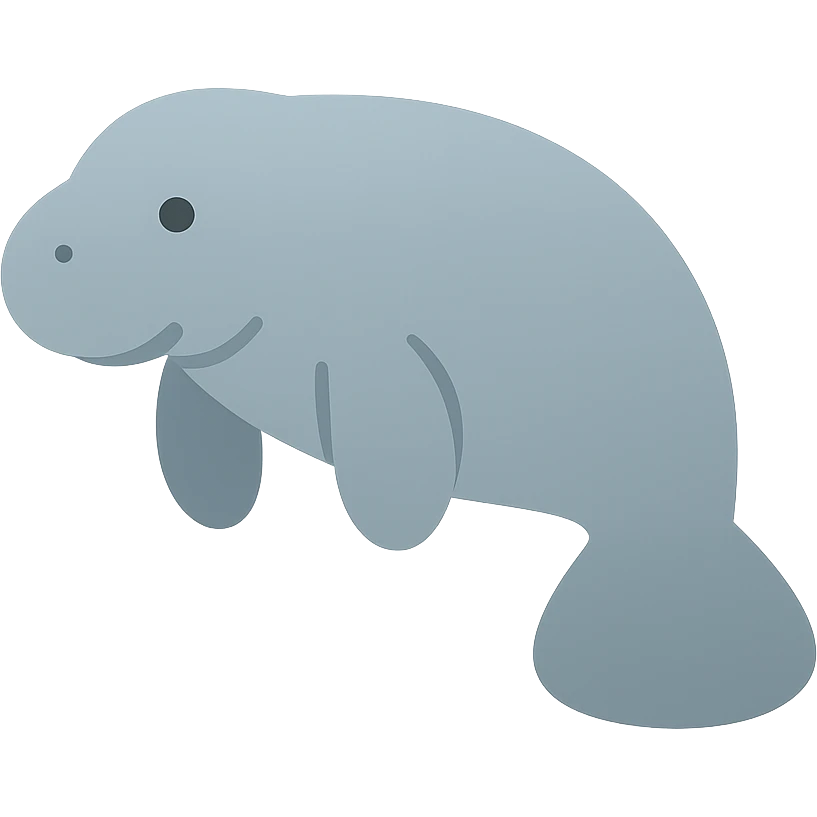 Manatee emoji