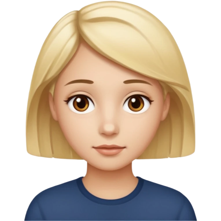 that but  with tiny blonde highlights emoji