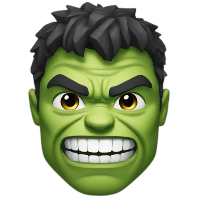 hulk smile emoji