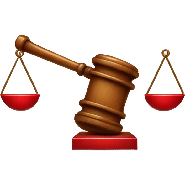 Penal case icon with mainly red. colour emoji