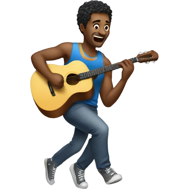 guy playing  emoji