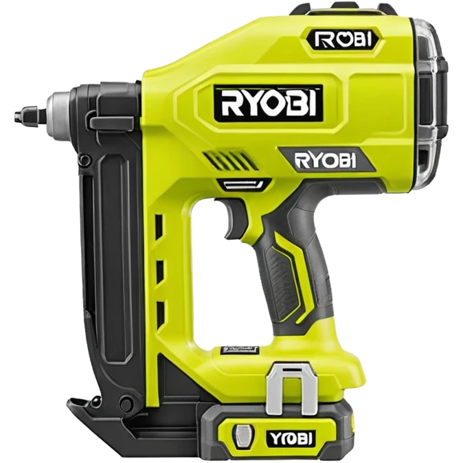 RYOBI ONE+ HP 18V 18-Gauge Brushless Cordless AirStrike Brad Nailer (with battery) P322 emoji style  emoji