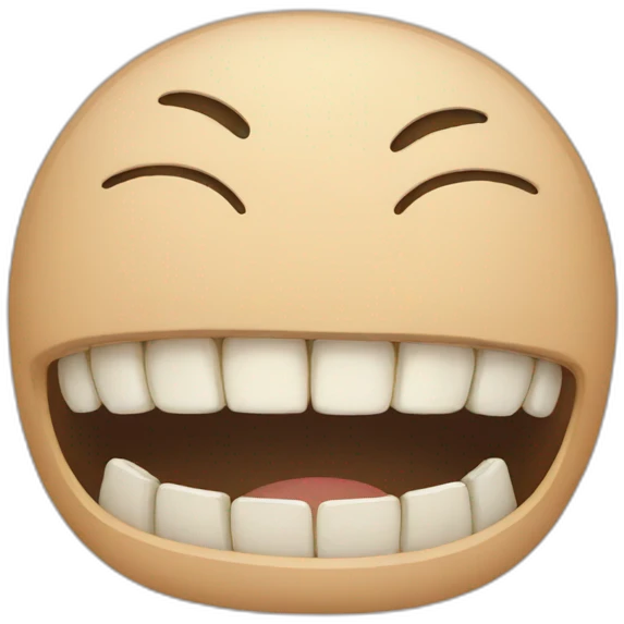 No Teeth emoji