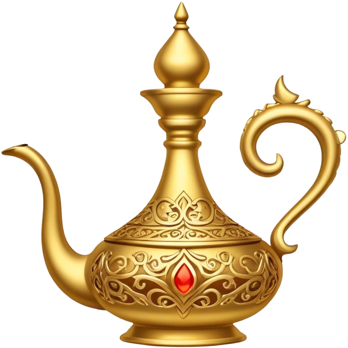 Genie lamp aladdin emoji