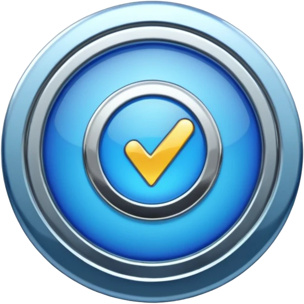 blue Verification badge for tiktok  emoji