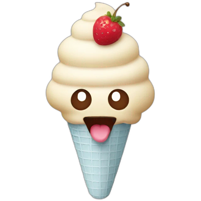 ice cream emoji