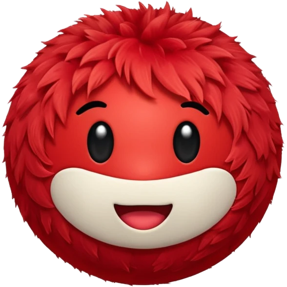 fuzz red emoji