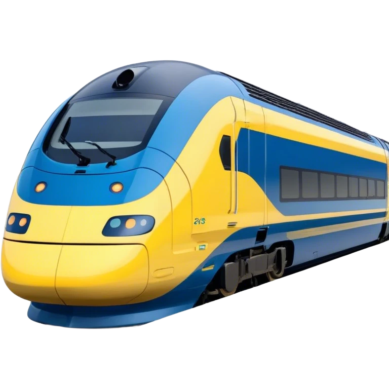 Eurostar - Eurostar International (Model Year: 2020) (Iconic colour: Blue and yellow) emoji