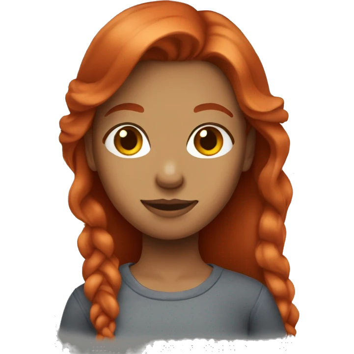 red-haired girl  emoji