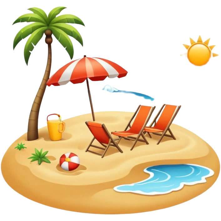 Beach emoji
