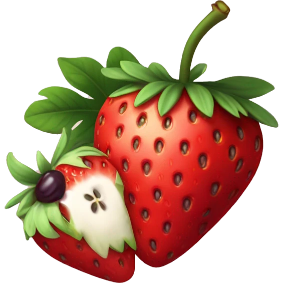 Strawberry açaí  emoji