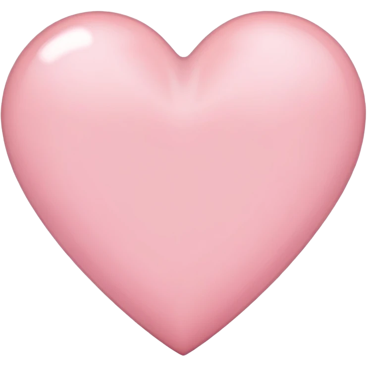 light pink heart emoji