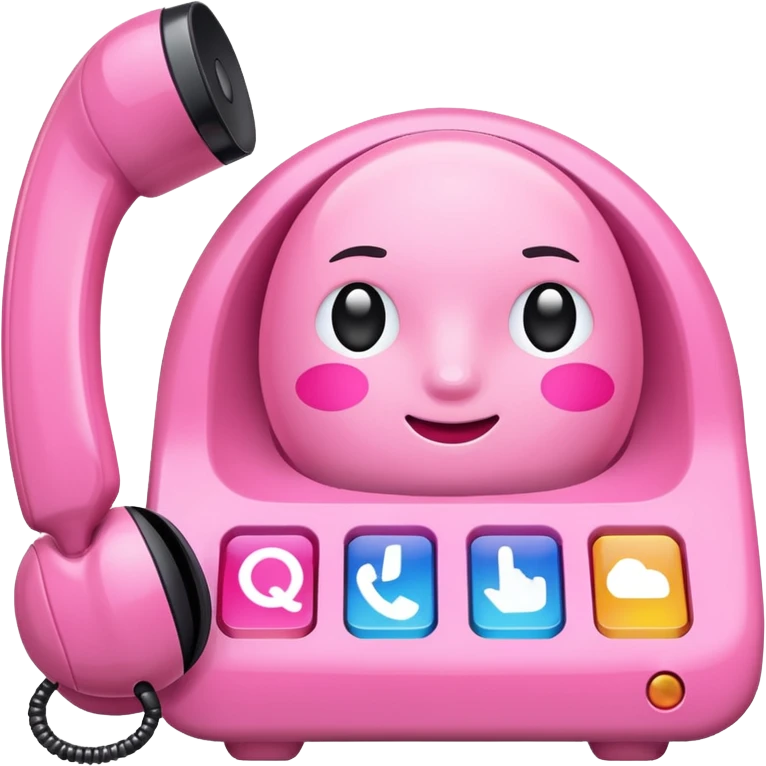 pink caller id emoji